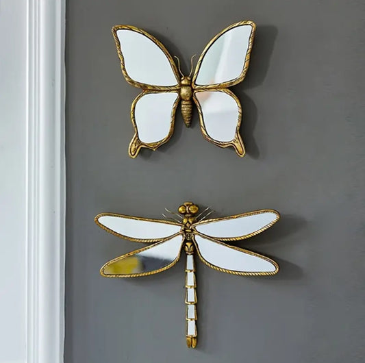 Mirrored Butterfly Art Deco Gallery Wall Modern Mirror