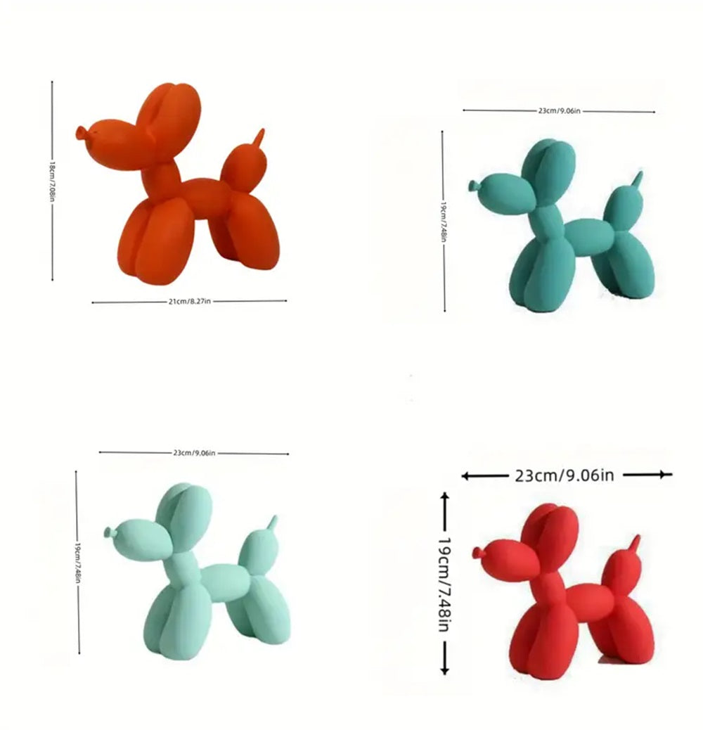 Balloon Animal Dog Sculpture Decor