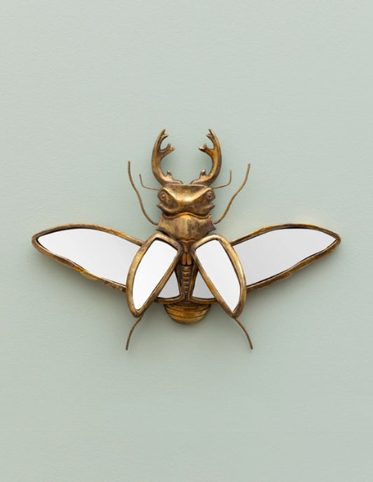 Safari Bug Stag Beetle Wall Mirror