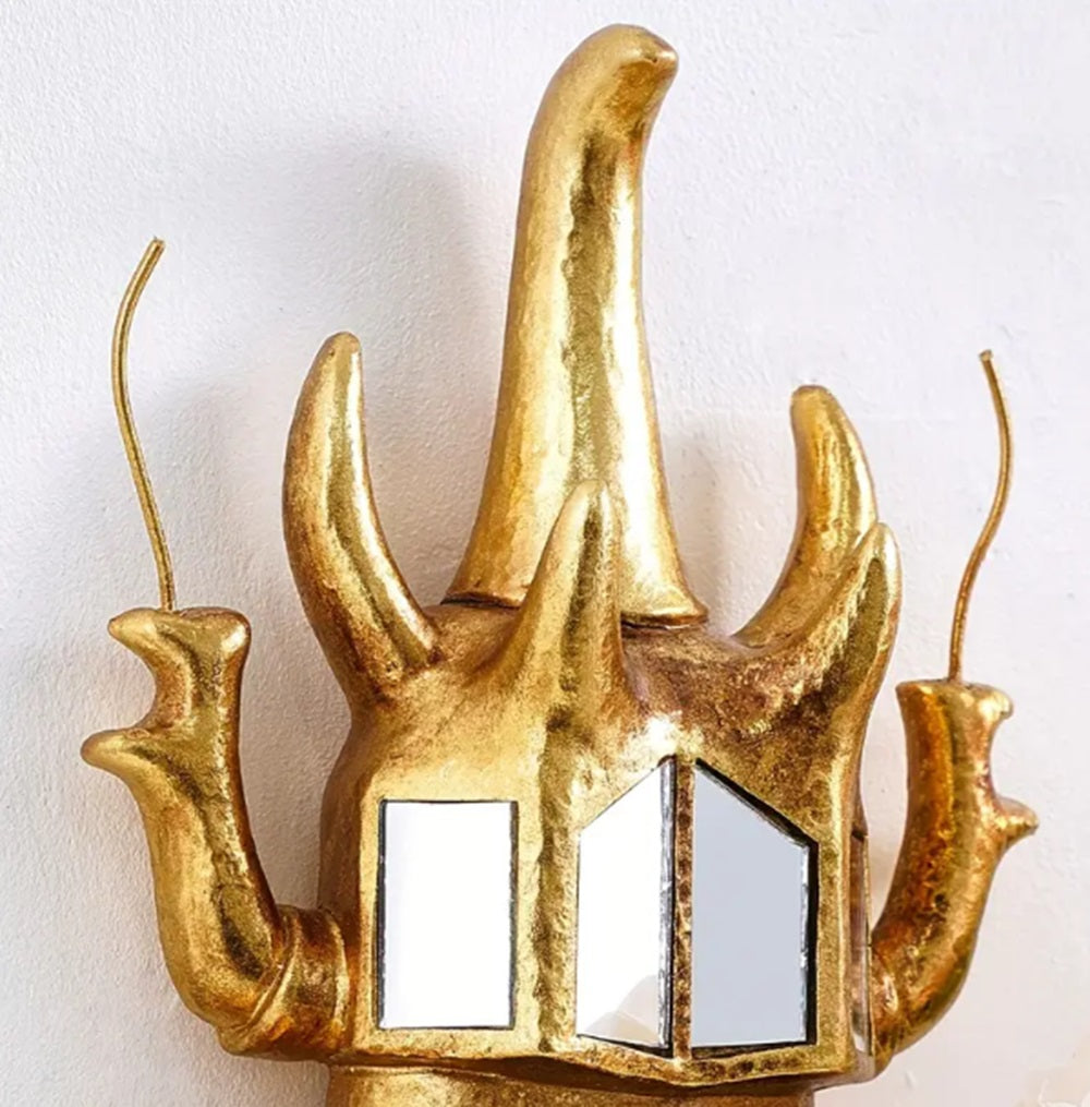 Safari Bug Unicorn Beetle Wall Mirror