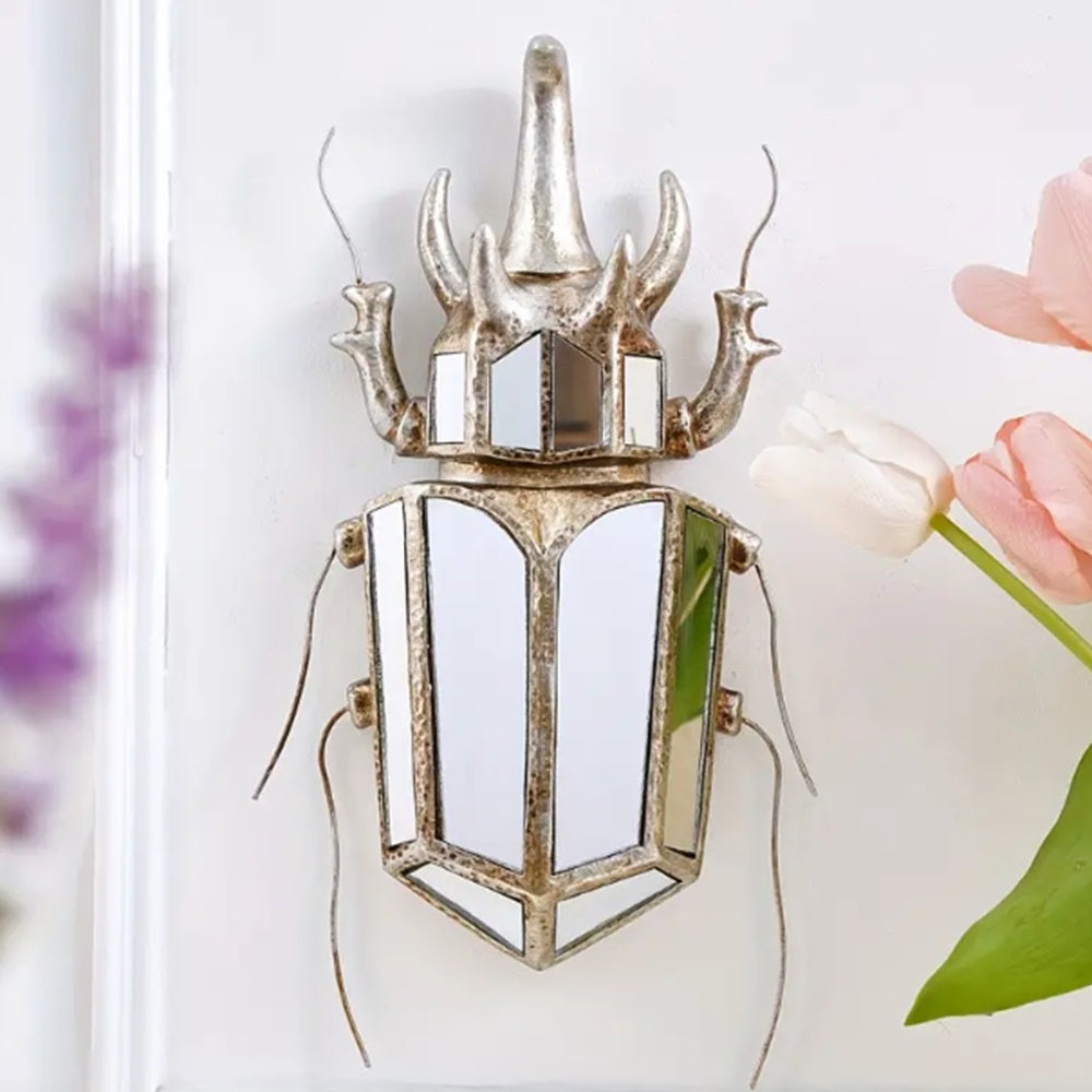 Safari Bug Unicorn Beetle Wall Mirror