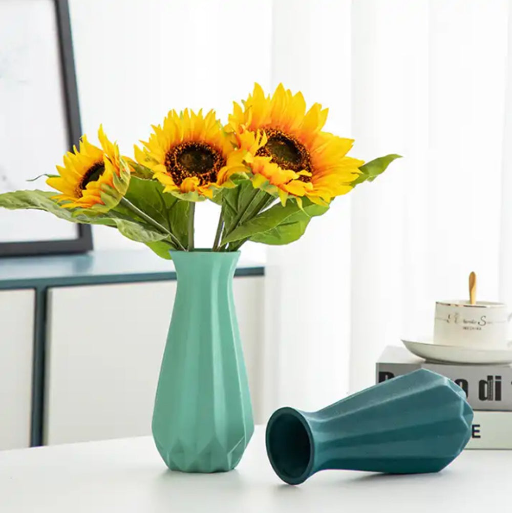 Cute Korean Style Colorful Geometric Ceramic Vase
