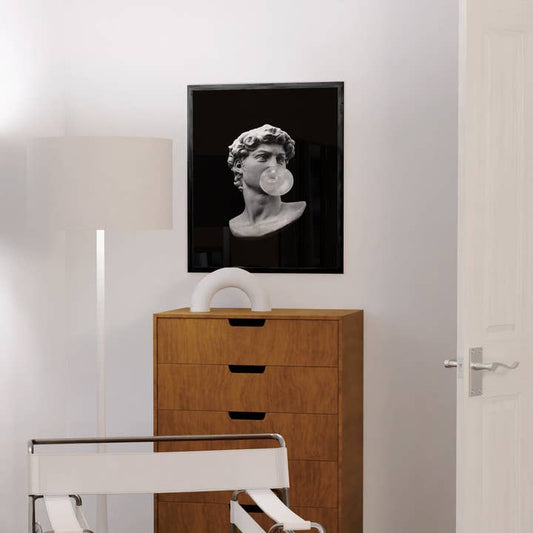 David Bubblegum Wall Art Print 12x16