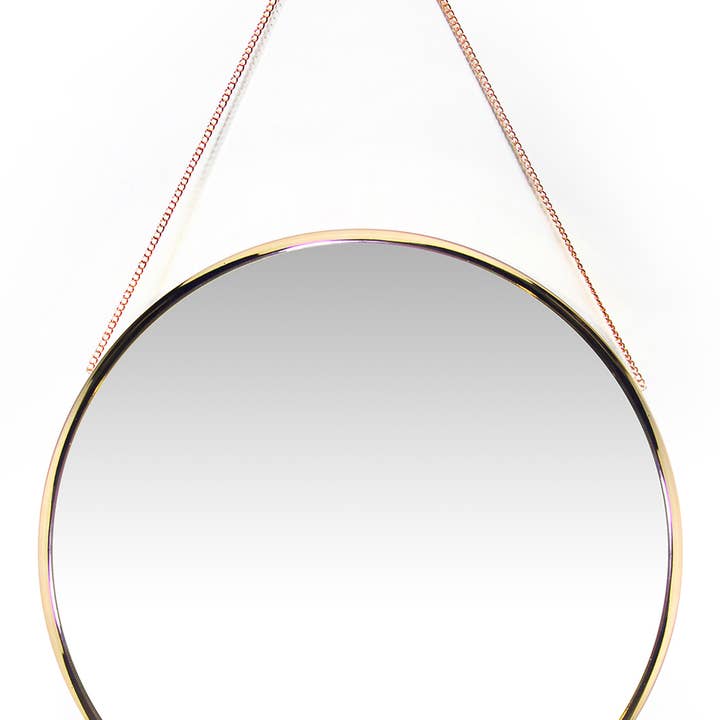 Chain Hanging Wall Mirror 17"