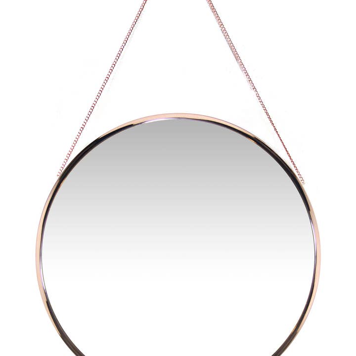 Chain Hanging Wall Mirror 17"