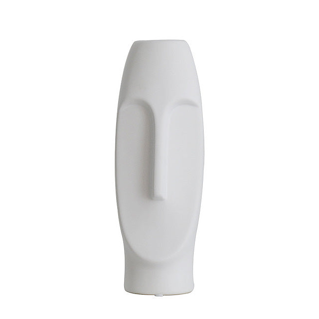 Modern Porcelain Luxury Tall 3D Face Vase