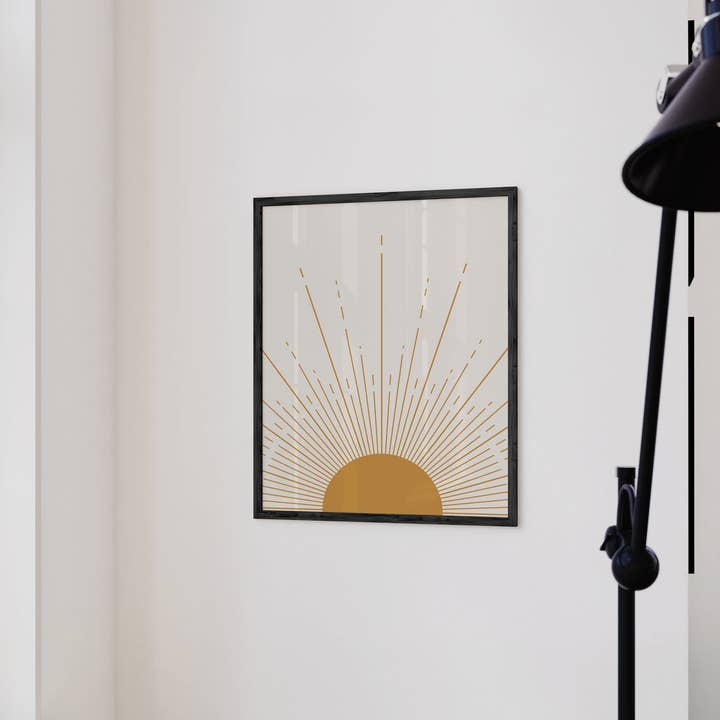 Rising Sun Wall Art Print