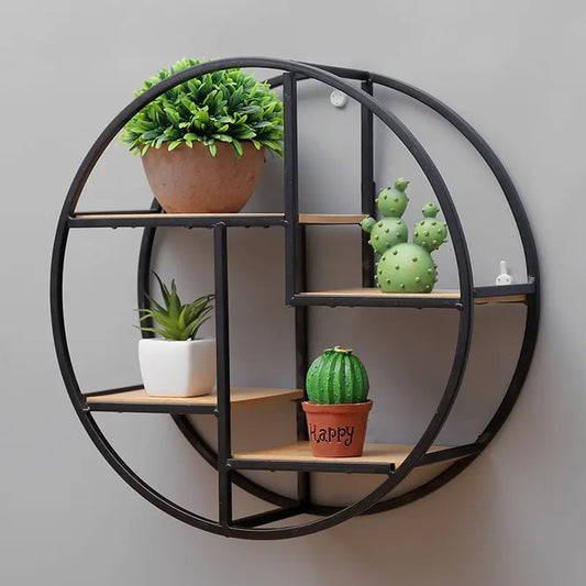 Wall Organizer Bambo Circle Shelf