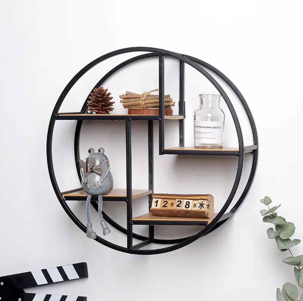 Wall Organizer Bambo Circle Shelf