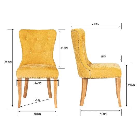 Ginger Tufted Side Dining Chair