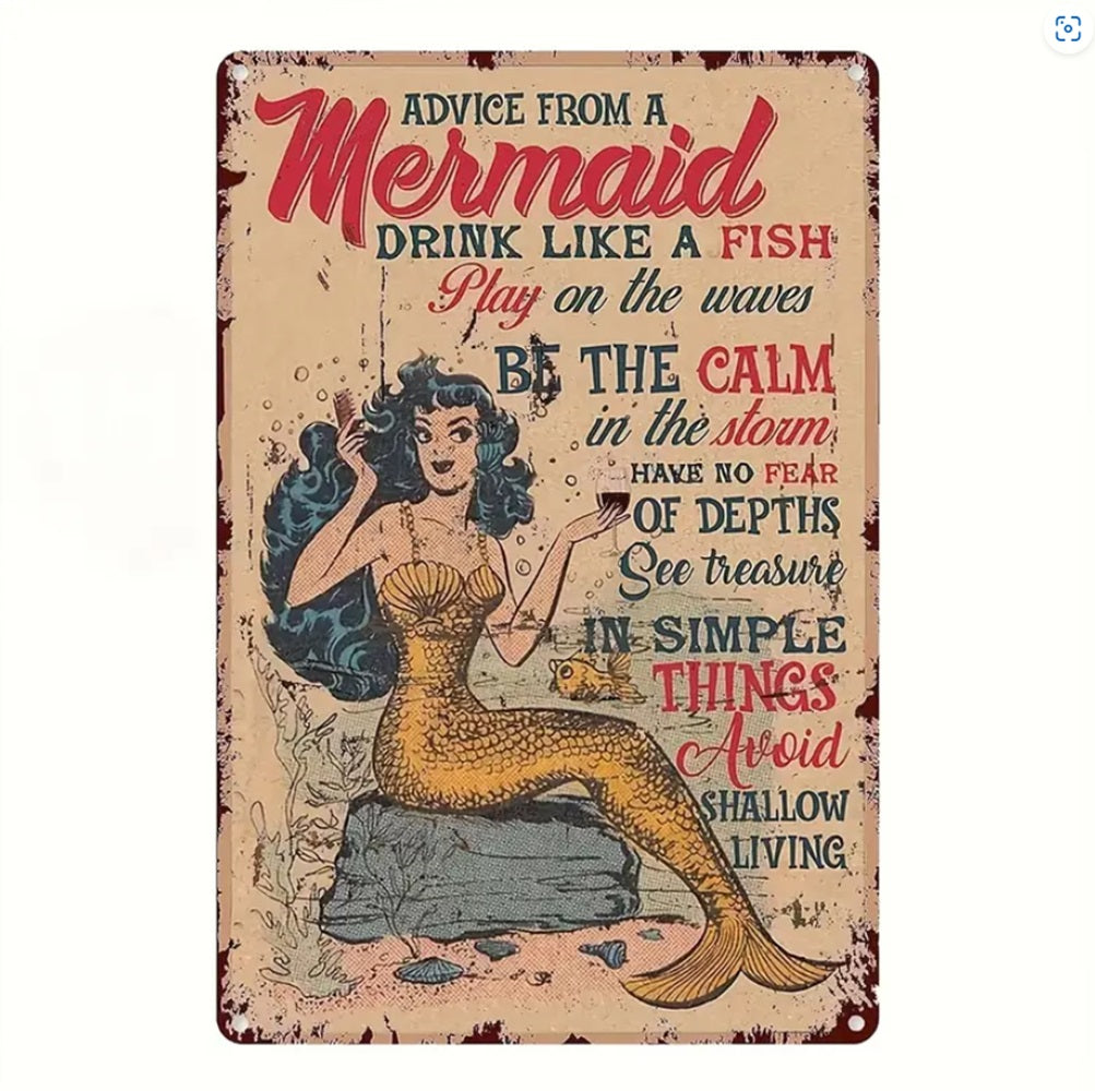 Retro Tin Sign - For the Strong Women