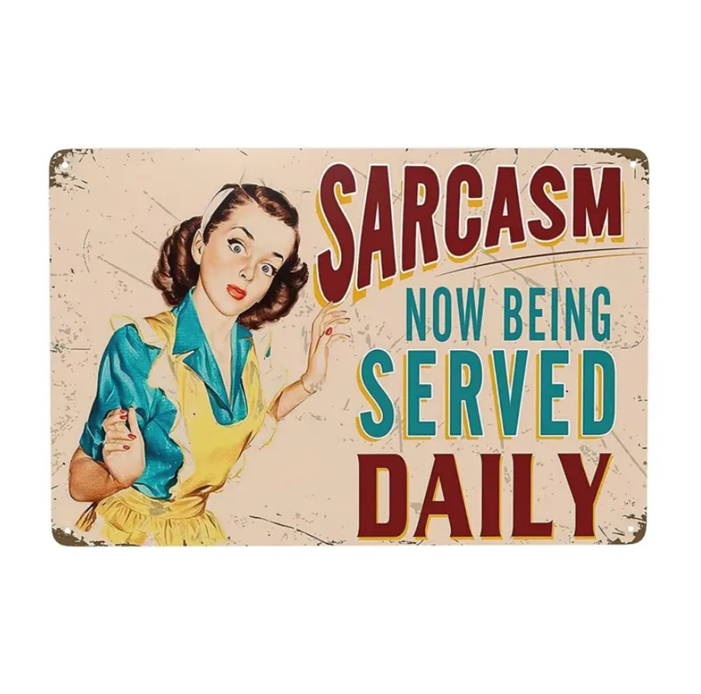 Retro Tin Sign - Make Someone Smile