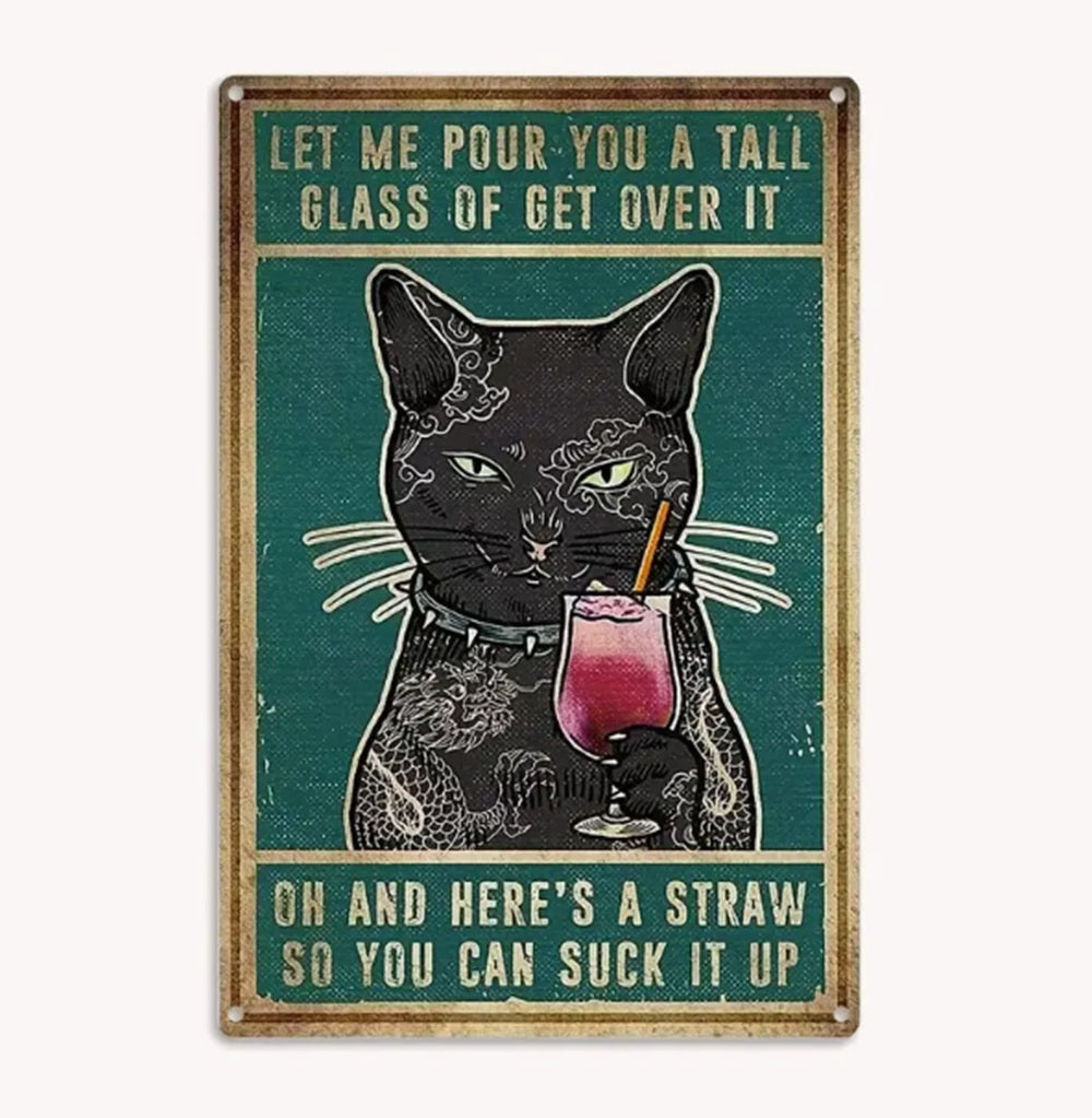 Retro Tin Signs - Show a Little Attitude