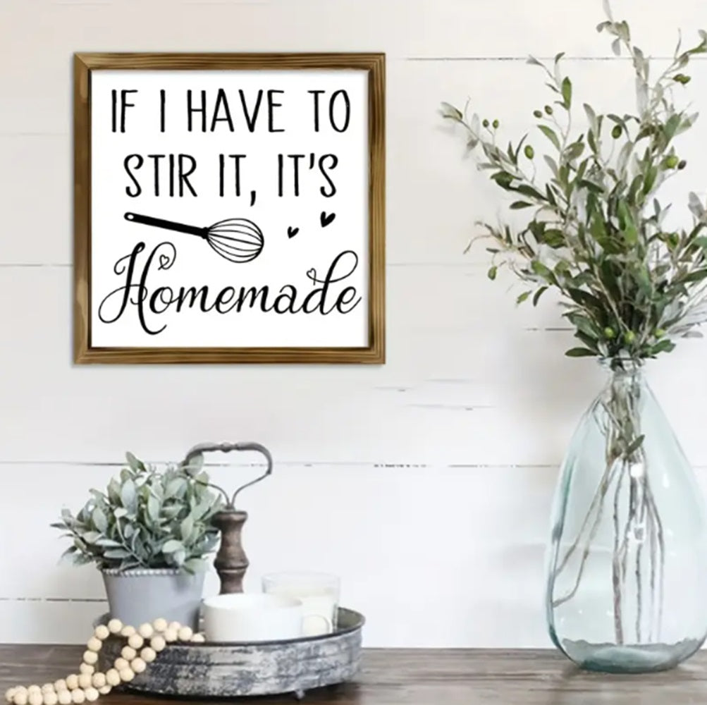 Bathroom Art Print 8x8in Framed Vintage Rustic Farmhouse Wall Decor