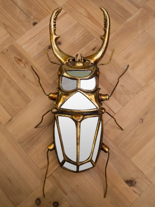 Safari Bug Stag Beetle Wall Mirror