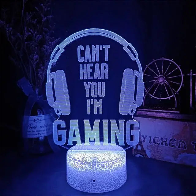 3D LED Lamp for Game Room