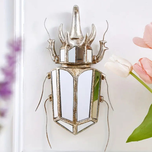 Safari Bug Unicorn Beetle Wall Mirror
