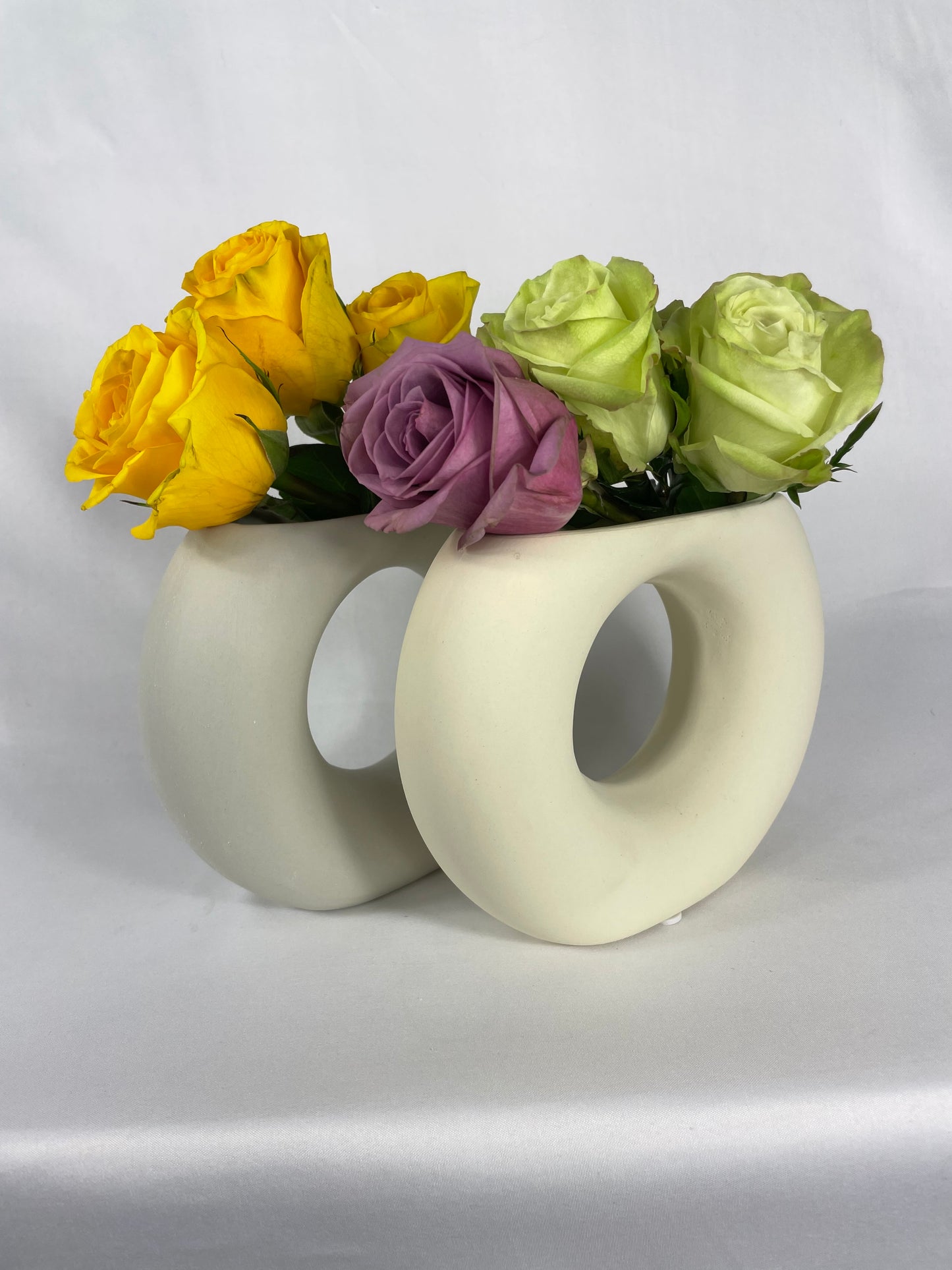 Porcelain Geometry Art Circle Vase