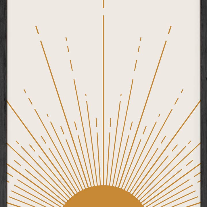 Rising Sun Wall Art Print